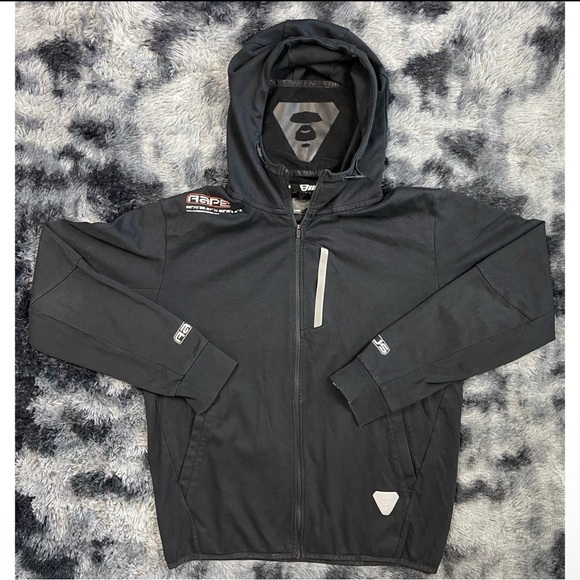 Aape Plus by Bathing Ape Full Zip with Built in Face Cover